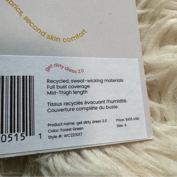 NWT Alder Get Dirty Dress 2.0 in Forest Green - Size Small - Picture 4 of 4